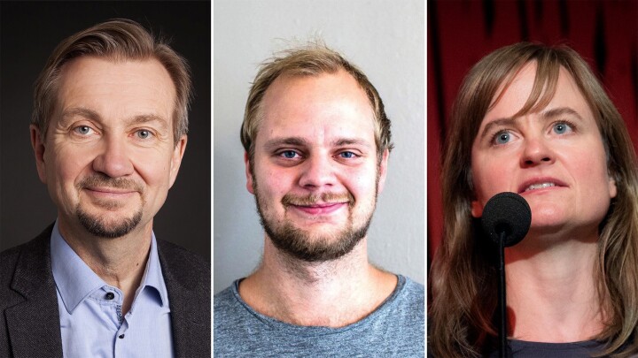 Tryge Aas Olsen, Mímir Kristjánsson og Mari Skurdal.