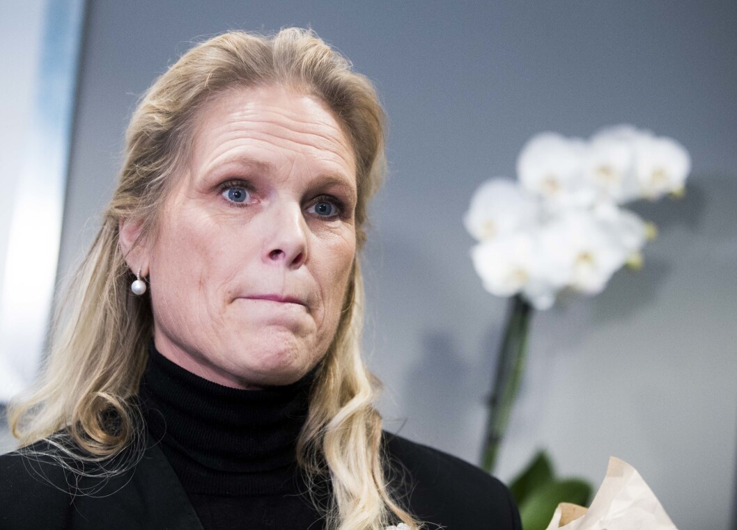 Ingvil Smines Tybring-Gjedde er den nye samfunnsberedsskapsminister. Her i forbindelse med nøkkeloverrekkelse.Foto: Terje Pedersen / NTB scanpix Ingvil Smines Tybring-Gjedde er den nye samfunnsberedsskapsminister. Her i forbindelse med nøkkeloverrekkelse.Foto: Terje Pedersen / NTB scanpix