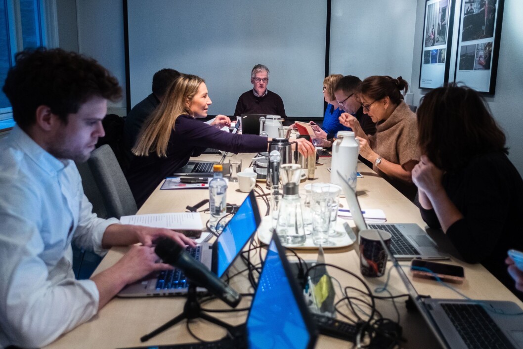 PFU kan få annonse-klage på sitt bord. PFUs sekretariat har startet full saksbehandling i en klage mot ni aviser. Her er utvalget fotografert tidligere i år. PFU kan få annonse-klage på sitt bord. PFUs sekretariat har startet full saksbehandling i en klage mot ni aviser. Her er utvalget fotografert tidligere i år.