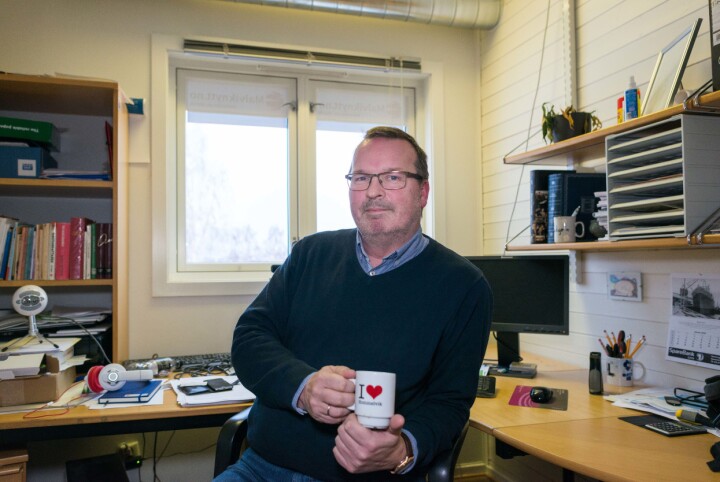 Redaktøren av Malviknytt, Finn O. Fosmo.