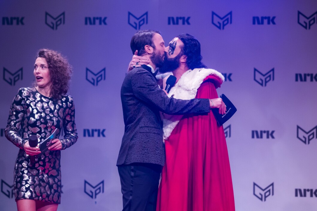 Hank Von Hell skal konkurrere i den norske Melodi Grand Prix-finalen med sangen «Fake It». Fredag ble artistene presentert i NRKs Studio 1 på Marienlyst i Oslo. Finalen holdes i Oslo Spektrum 2. mars.Foto: Håkon Mosvold Larsen / NTB scanpix Hank Von Hell skal konkurrere i den norske Melodi Grand Prix-finalen med sangen «Fake It». Fredag ble artistene presentert i NRKs Studio 1 på Marienlyst i Oslo. Finalen holdes i Oslo Spektrum 2. mars.Foto: Håkon Mosvold Larsen / NTB scanpix