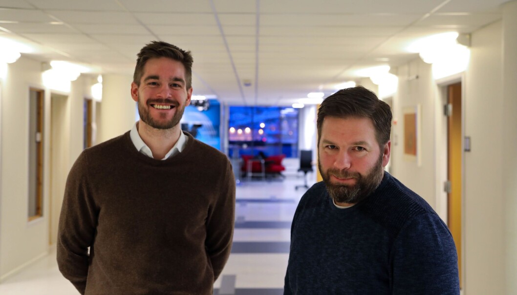 Vaktsjef Ole Marius Rørstad og distriktsredaktør Eivind Undrum Jacobsen Vaktsjef Ole Marius Rørstad og distriktsredaktør Eivind Undrum Jacobsen