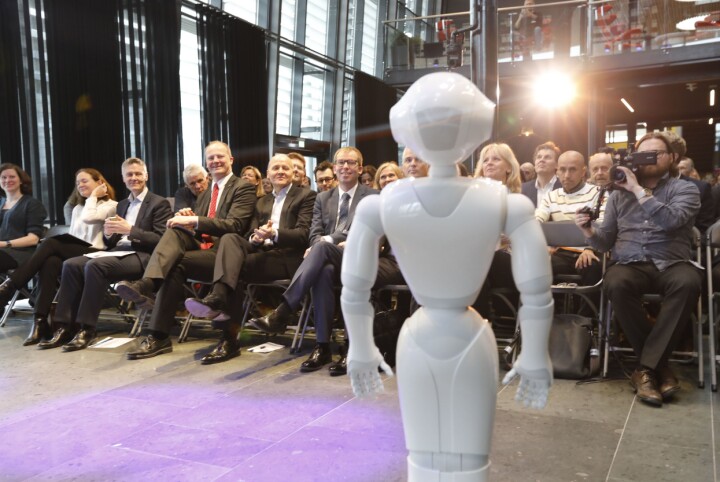 ARKIVFOTO: Fra en konferanse om kunstig intelligens i 2017.