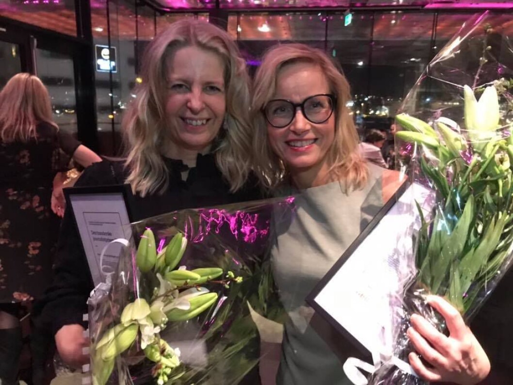 Adresseavisens graveduo Mari K. By Rise og Lajla Ellingsen vant hovedprisen. Adresseavisens graveduo Mari K. By Rise og Lajla Ellingsen vant hovedprisen.