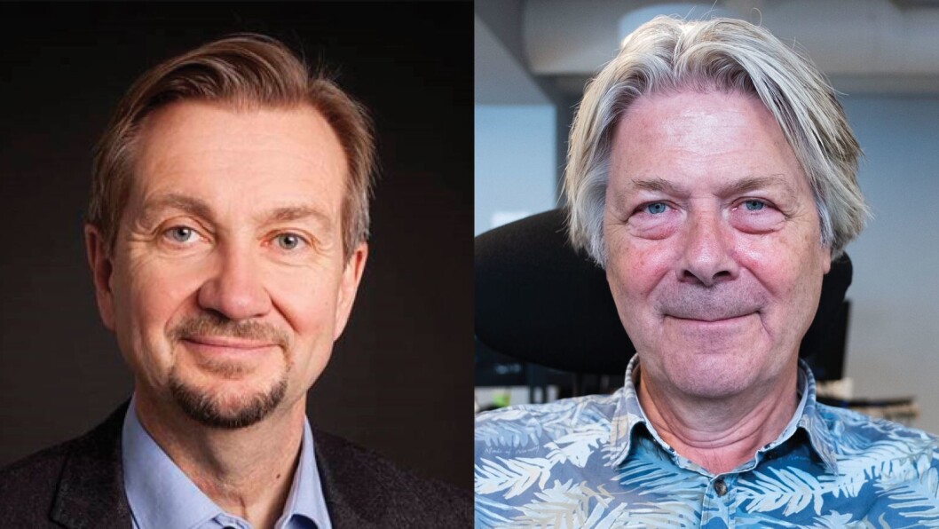 Fagmedarbeider Trygve Aas Olsen ved IJ og redaktør Erik Stephansen i Nettavisen. Fagmedarbeider Trygve Aas Olsen ved IJ og redaktør Erik Stephansen i Nettavisen.