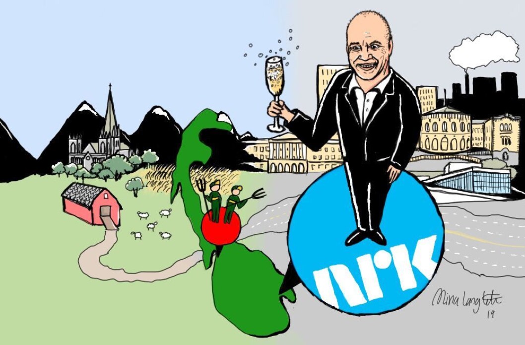 Hvorfor er det gitt at NRK må flytte til en ny plass på Østlandet? spør Erik Waatland. Hvorfor er det gitt at NRK må flytte til en ny plass på Østlandet? spør Erik Waatland.