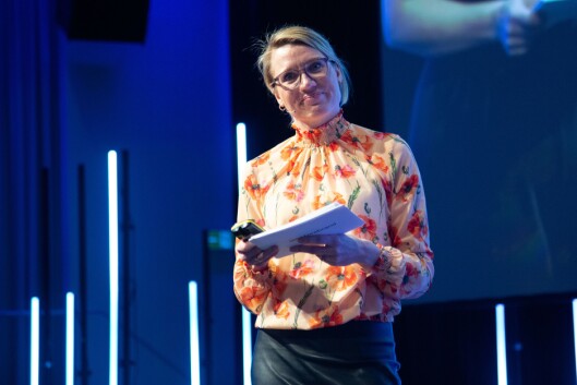 Hilde Stray Due i Storebrand. Her på Social Media Days i 2019. Hilde Stray Due i Storebrand. Her på Social Media Days i 2019.