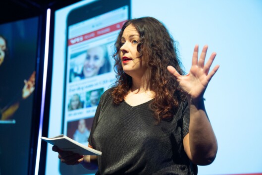 Ingrid Stakkestad i Storebrand. Her på Social Media Days i 2019. Ingrid Stakkestad i Storebrand. Her på Social Media Days i 2019.