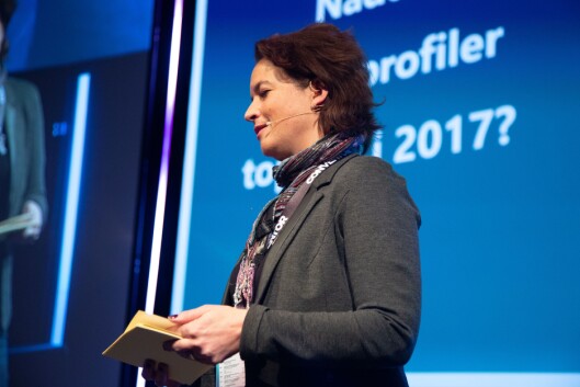 Nathalie Eyde Warembourg, Country Manager, IPSOS. Her på Social Media Days 2019. Nathalie Eyde Warembourg, Country Manager, IPSOS. Her på Social Media Days 2019.