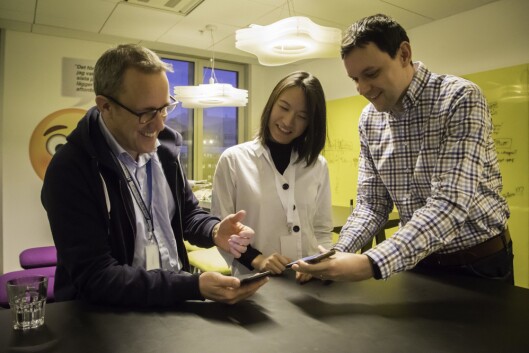 Jonas Salling, Yuwen Hu og Gabriel Minarik i iOS-teamet i Stockholm har vært sentrale i utviklingen av Schibsteds iOS-app. Jonas Salling, Yuwen Hu og Gabriel Minarik i iOS-teamet i Stockholm har vært sentrale i utviklingen av Schibsteds iOS-app.