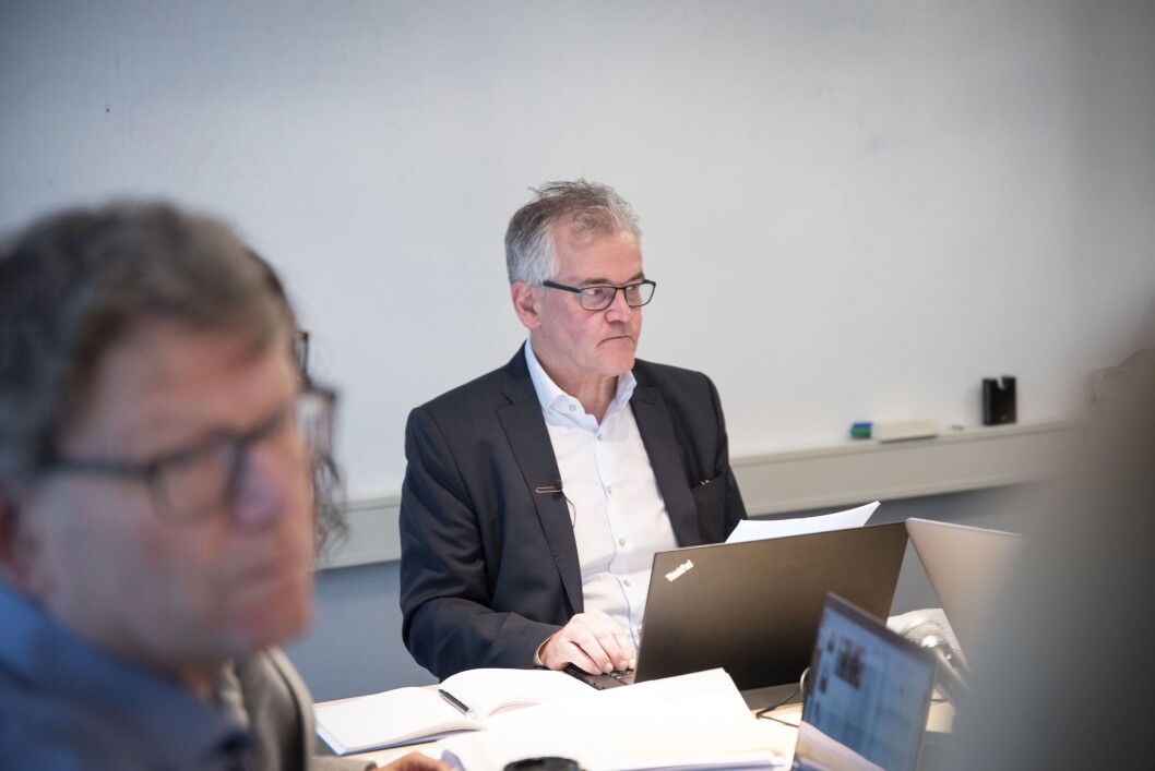PFU-leder Alf Bjarne Johnsen i møtet i utvalget 27. februar 2019. PFU-leder Alf Bjarne Johnsen i møtet i utvalget 27. februar 2019.