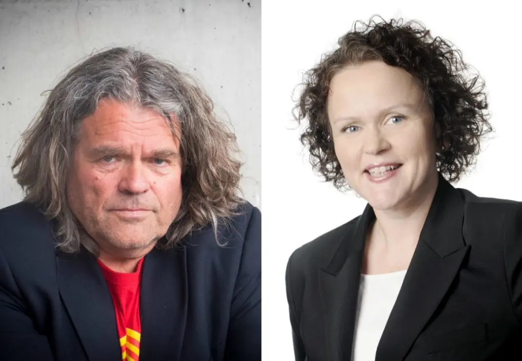 Jan Inge Fardal er leder for Vestafjelske Redaktørforening og til dagleg redaktør i Sogn Avis. Til høgre er kommunikasjonsdirektør i Helse Vest, Bente Aae. Jan Inge Fardal er leder for Vestafjelske Redaktørforening og til dagleg redaktør i Sogn Avis. Til høgre er kommunikasjonsdirektør i Helse Vest, Bente Aae.