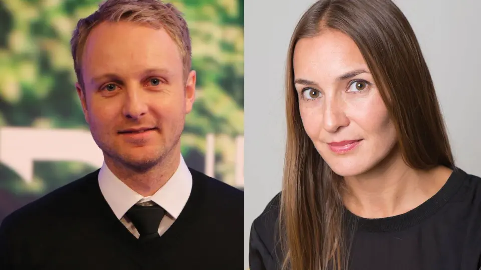 Espen Skoland i Discovery og Line Vee Hanum i NENT. Espen Skoland i Discovery og Line Vee Hanum i NENT.