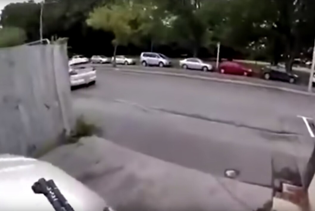 Faksimile fra videoen under terrorangrepet på New Zealand. Faksimile fra videoen under terrorangrepet på New Zealand.