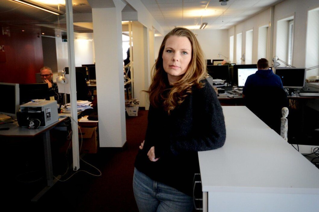 Nyhetsleder Eivor Jerpåsen i Tønsbergs Blad. Nyhetsleder Eivor Jerpåsen i Tønsbergs Blad.
