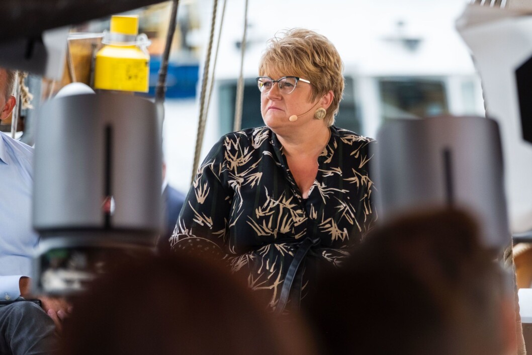 Kulturminister Trine Skei Grande (V) under Arendalsuka i 2018. Kulturminister Trine Skei Grande (V) under Arendalsuka i 2018.