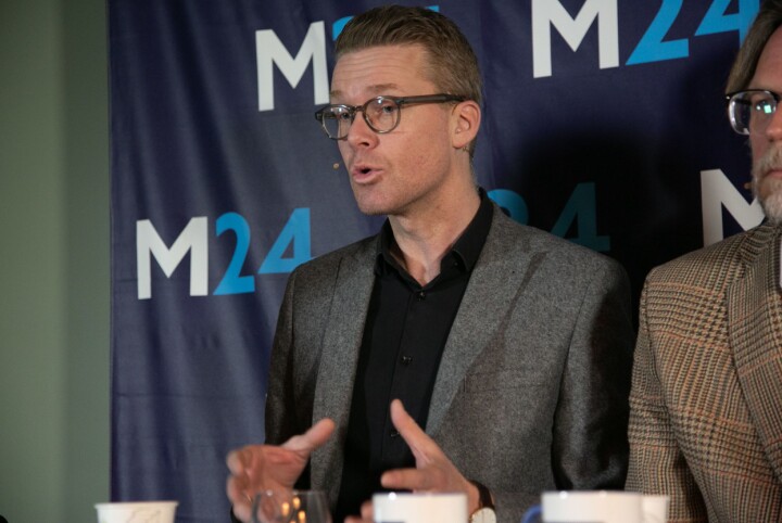 Politisk journalist i Dagbladet og leiar av presselosjen, Mats Rønning.