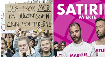 NRK Satiriks lurte streikende skole­elever
