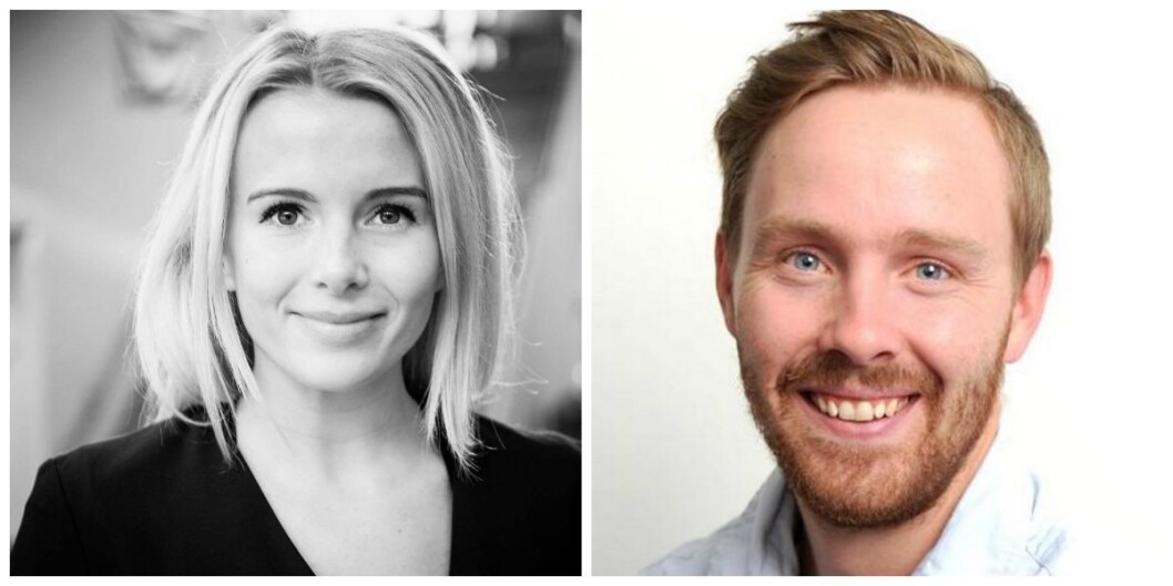 Marie Kalvehagen fra Fædrelandsvennen/TV2 og Øystein Bjerkestrand fra NTB- Marie Kalvehagen fra Fædrelandsvennen/TV2 og Øystein Bjerkestrand fra NTB-