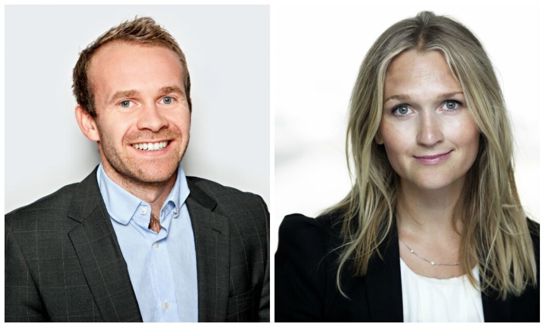 Henrik Wiedswang Horjen (32) ny kommunikasjonssjef i Sjømat Norge og Kristin Langeland (36) blir ny kommunikasjonsdirektør. Henrik Wiedswang Horjen (32) ny kommunikasjonssjef i Sjømat Norge og Kristin Langeland (36) blir ny kommunikasjonsdirektør.