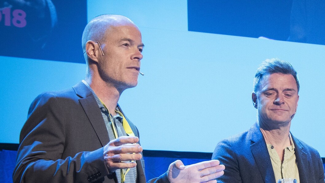 Bjørn Eckblad slutter i DN. Her fra da han var ordstyrer under Nordiske Mediedager. Bjørn Eckblad slutter i DN. Her fra da han var ordstyrer under Nordiske Mediedager.