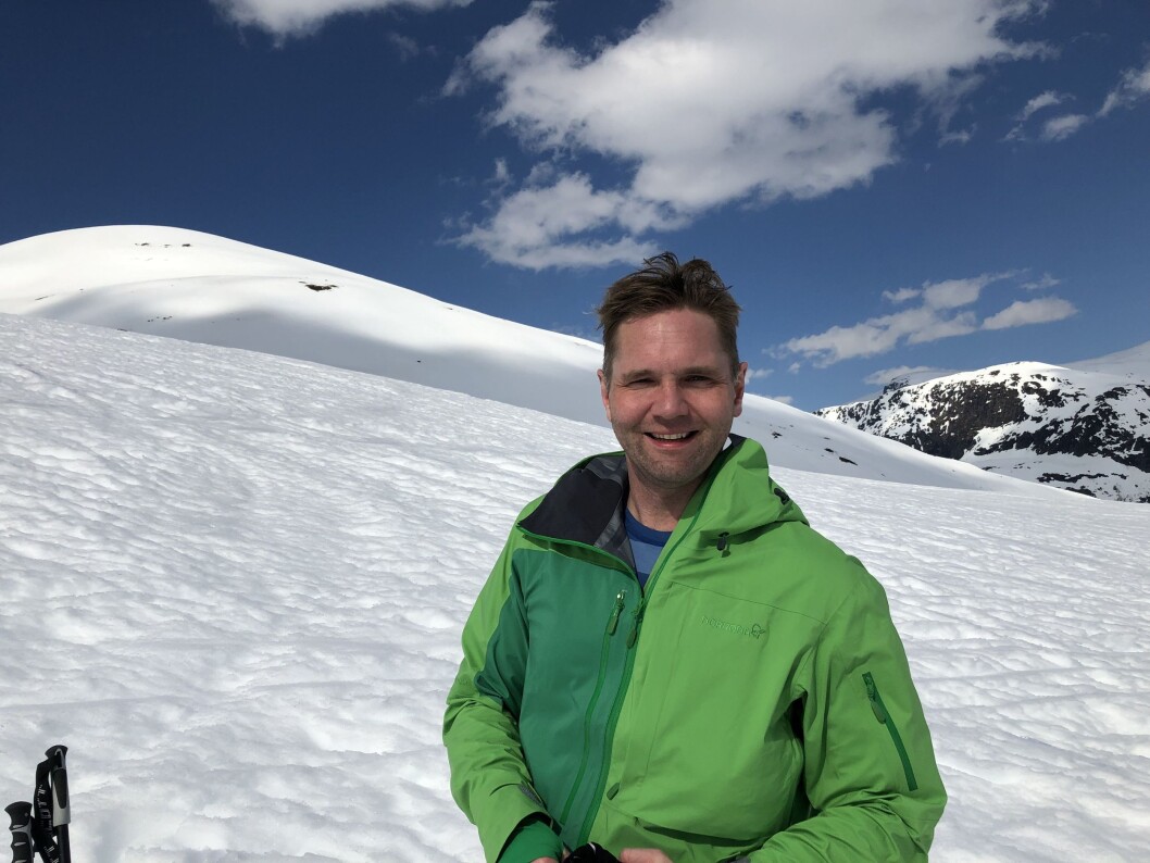 Programleder Jens Christian Nørve i Åsted Norge på TV 2. Her på påskefjellet. Programleder Jens Christian Nørve i Åsted Norge på TV 2. Her på påskefjellet.
