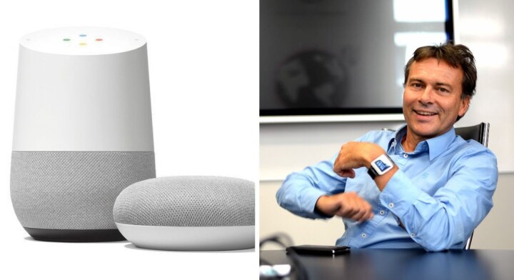 Google Home og Knut Arne Futsæter.