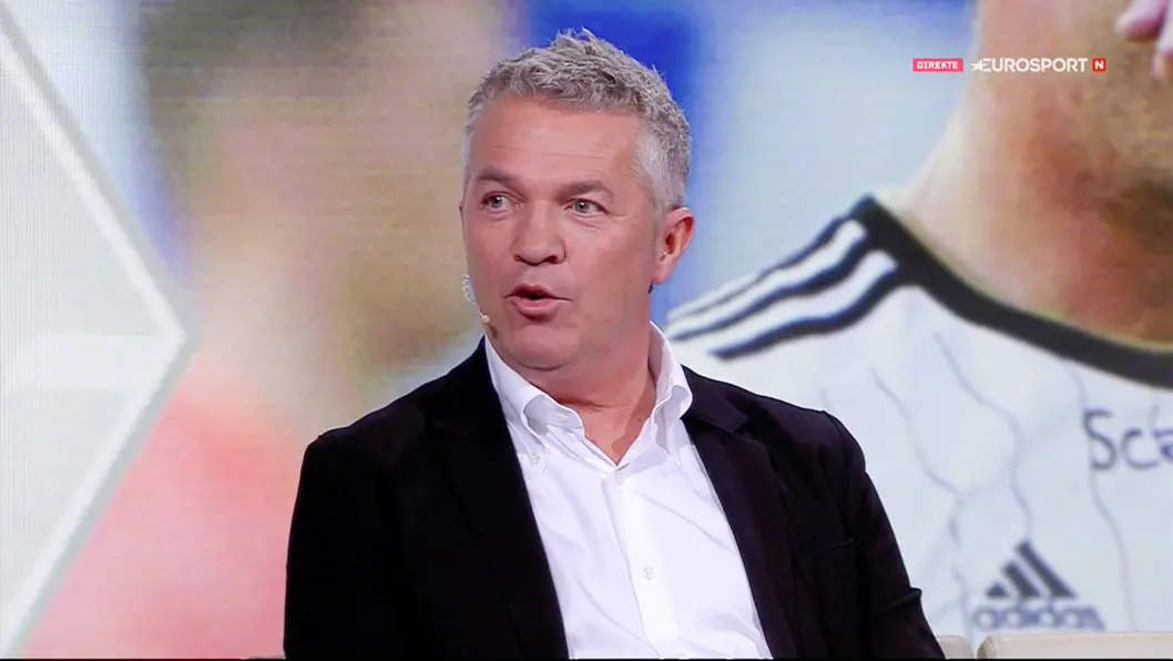 Kåre Ingebrigtsen i Eurosport-studio. Kåre Ingebrigtsen i Eurosport-studio.