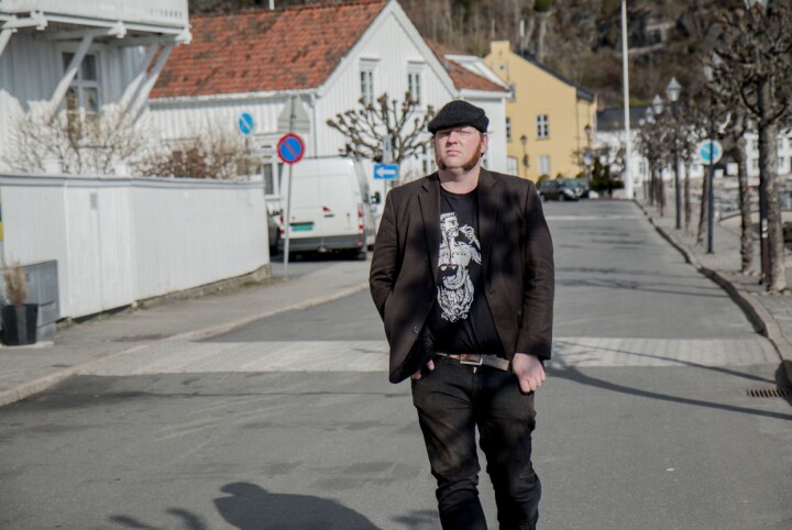 Redaktør Lars Taraldsen i Aust-Agder Blad.