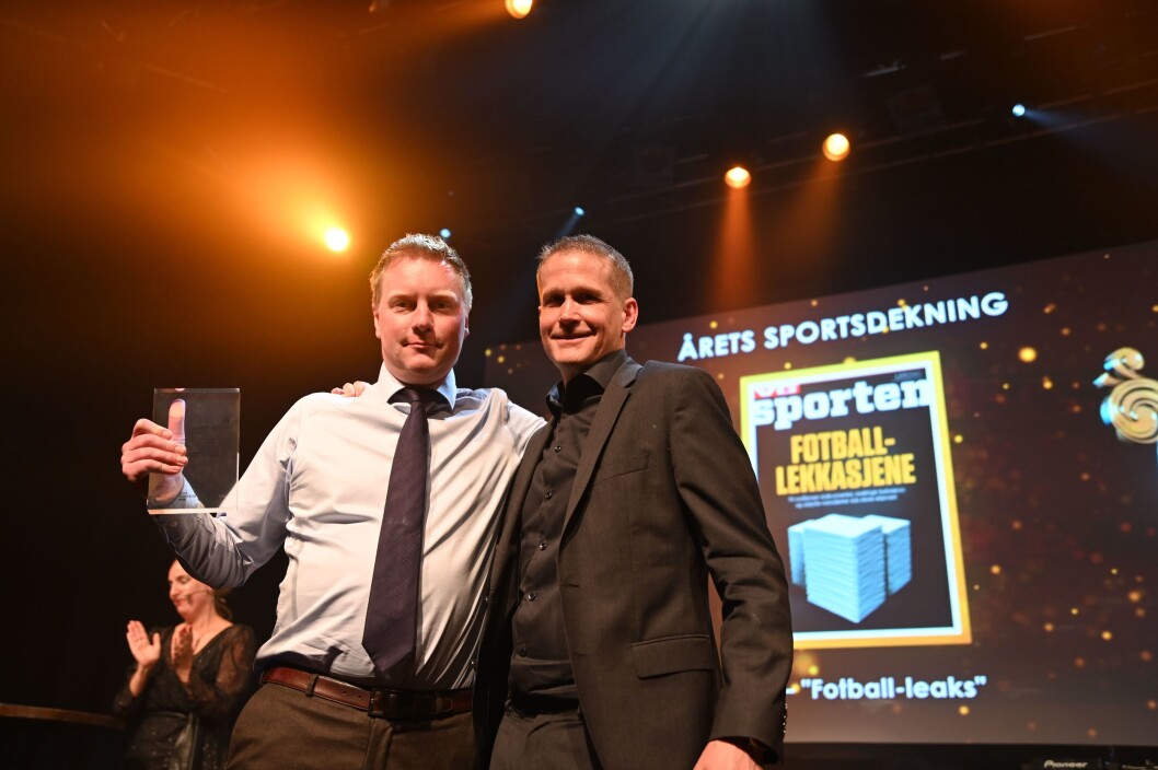 VG vant årets sportsdekning for «Football Leaks». VG vant årets sportsdekning for «Football Leaks».