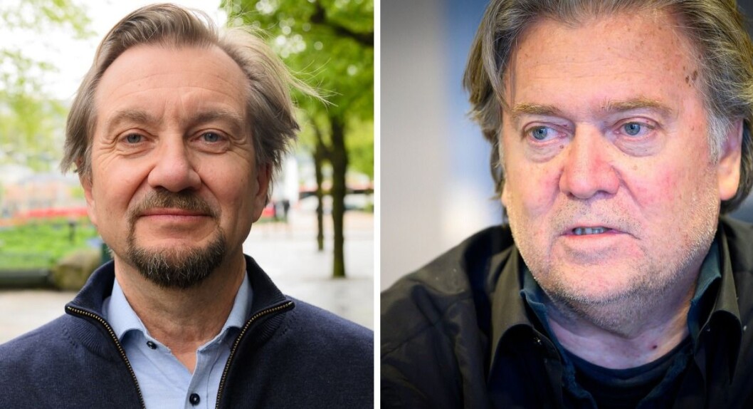 Trygve Aas-Olsen og Steve Bannon. Trygve Aas-Olsen og Steve Bannon.