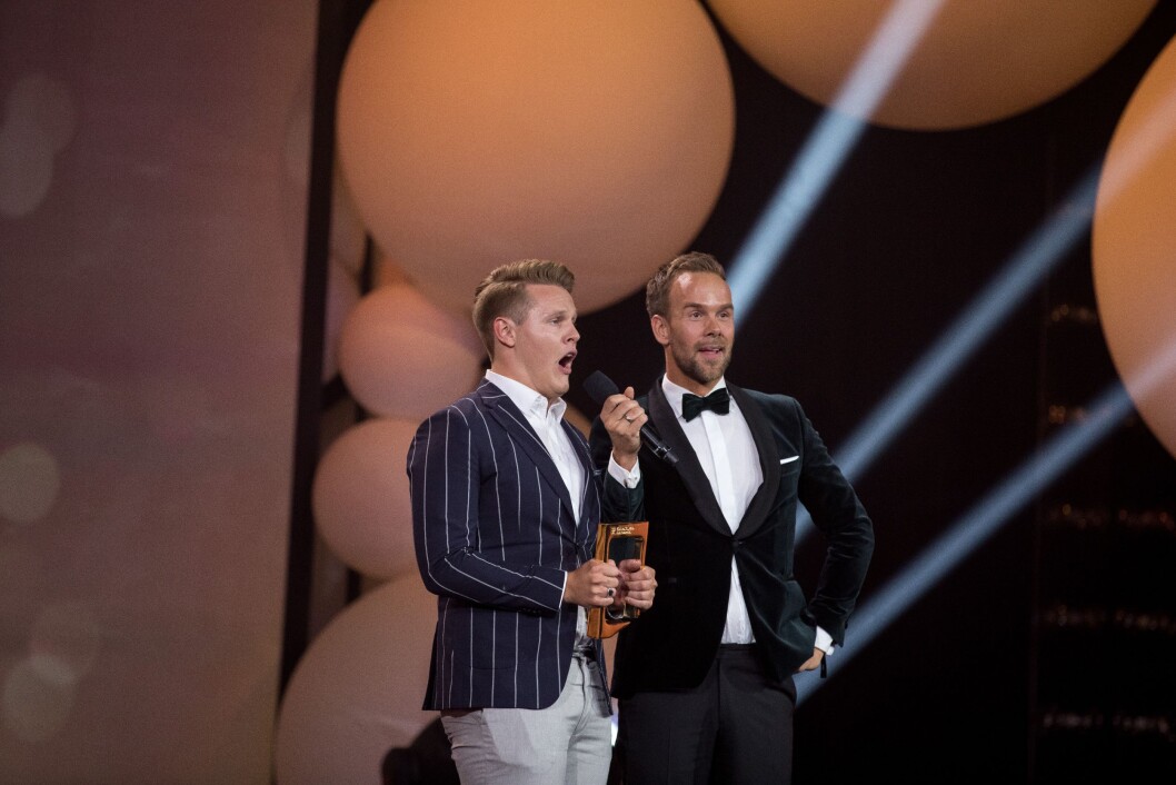 Vegard Harm og Morten Hegseth vant publikumsprisen. Vegard Harm og Morten Hegseth vant publikumsprisen.