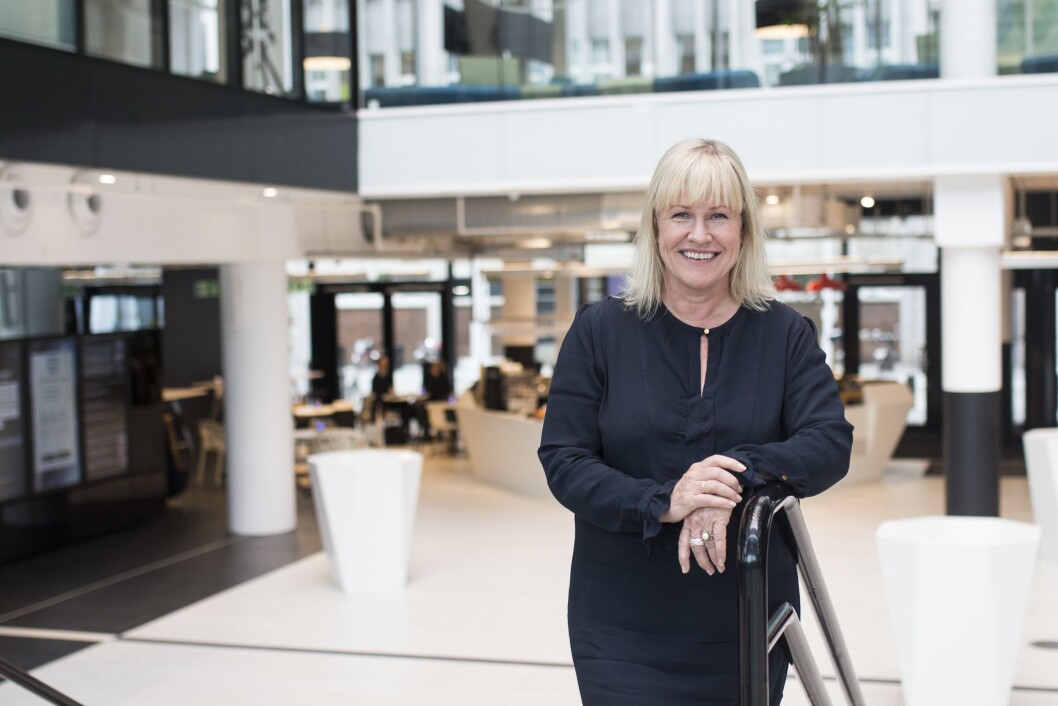 Festivalsjef Guri Heftye i Nordiske Mediedager. Festivalsjef Guri Heftye i Nordiske Mediedager.