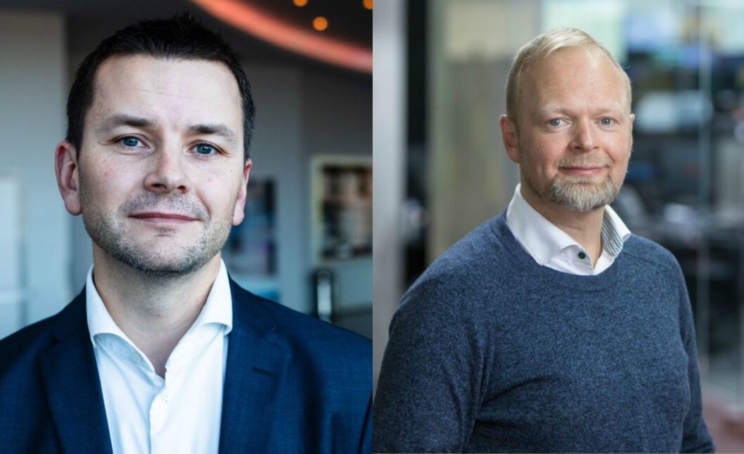 Vegard Jansen Hagen, sportssjef i TV 2, og Øyulf Hjertenes, sjefredaktør i Bergens Tidende. Vegard Jansen Hagen, sportssjef i TV 2, og Øyulf Hjertenes, sjefredaktør i Bergens Tidende.