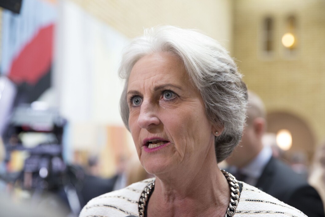 Leder av momsutvalget, Vibeke Madsen. Her fra da hun var leder av VIRKE. Leder av momsutvalget, Vibeke Madsen. Her fra da hun var leder av VIRKE.
