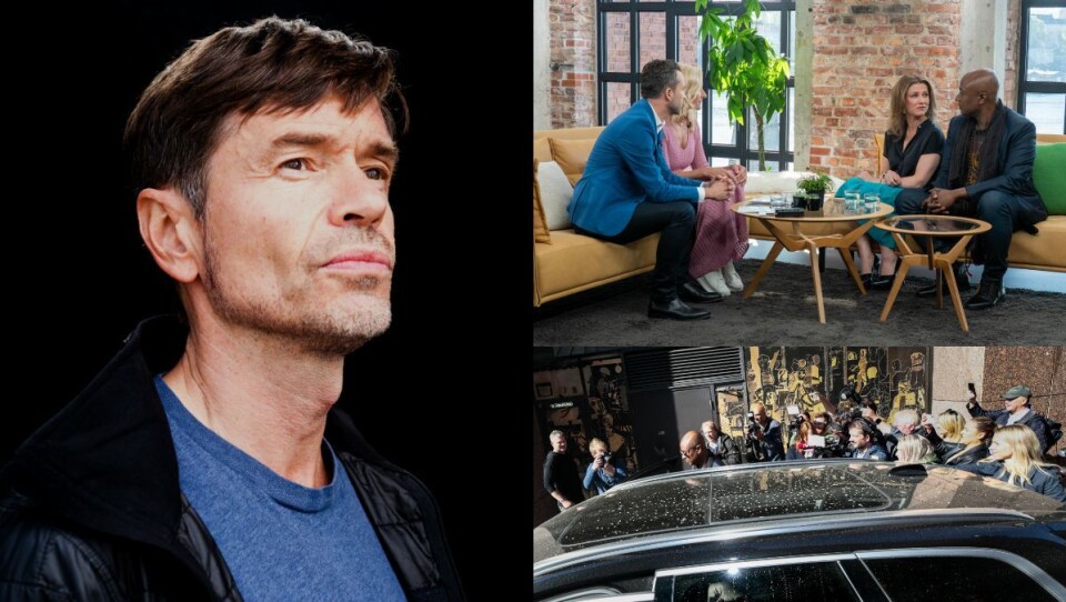 Sosiolog og samfunnsdebattant Kjetil Rolness til venstre - og prinsesse Prinsesse Märtha Louise sjamanen Durek Verrett på God morgen, Norge. Sosiolog og samfunnsdebattant Kjetil Rolness til venstre - og prinsesse Prinsesse Märtha Louise sjamanen Durek Verrett på God morgen, Norge.