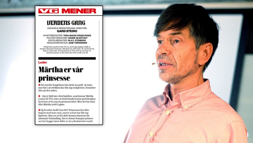 Sosiolog og samfunnsdebattant Kjetil Rolness reagerer på VGs leder lørdag 18. mai. Sosiolog og samfunnsdebattant Kjetil Rolness reagerer på VGs leder lørdag 18. mai.