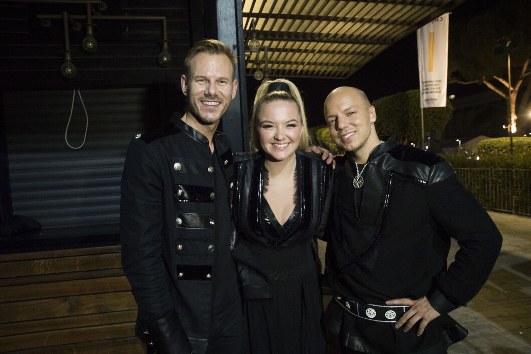 Tom Hugo Hermansen og Alexandra Rotan og Fred René Buljo i gruppen KEiiNO møter pressen etter lørdagens femteplass i Eurovision Song Contest finalen.Foto: Terje Bendiksby / NTB scanpix Tom Hugo Hermansen og Alexandra Rotan og Fred René Buljo i gruppen KEiiNO møter pressen etter lørdagens femteplass i Eurovision Song Contest finalen.Foto: Terje Bendiksby / NTB scanpix