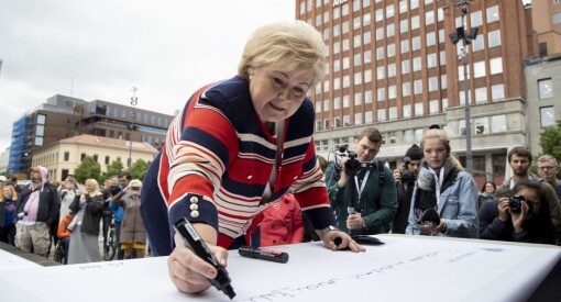 Erna Solberg sparket i gang Rusken-aksjon mot netthat