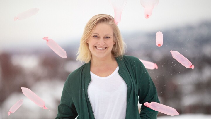 Tuva Fellman og reporter Remi Horgar