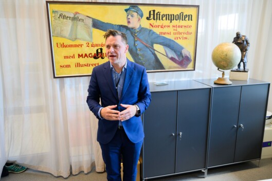 Sjefredaktør Espen Egil Hansen i Aftenposten. Sjefredaktør Espen Egil Hansen i Aftenposten.