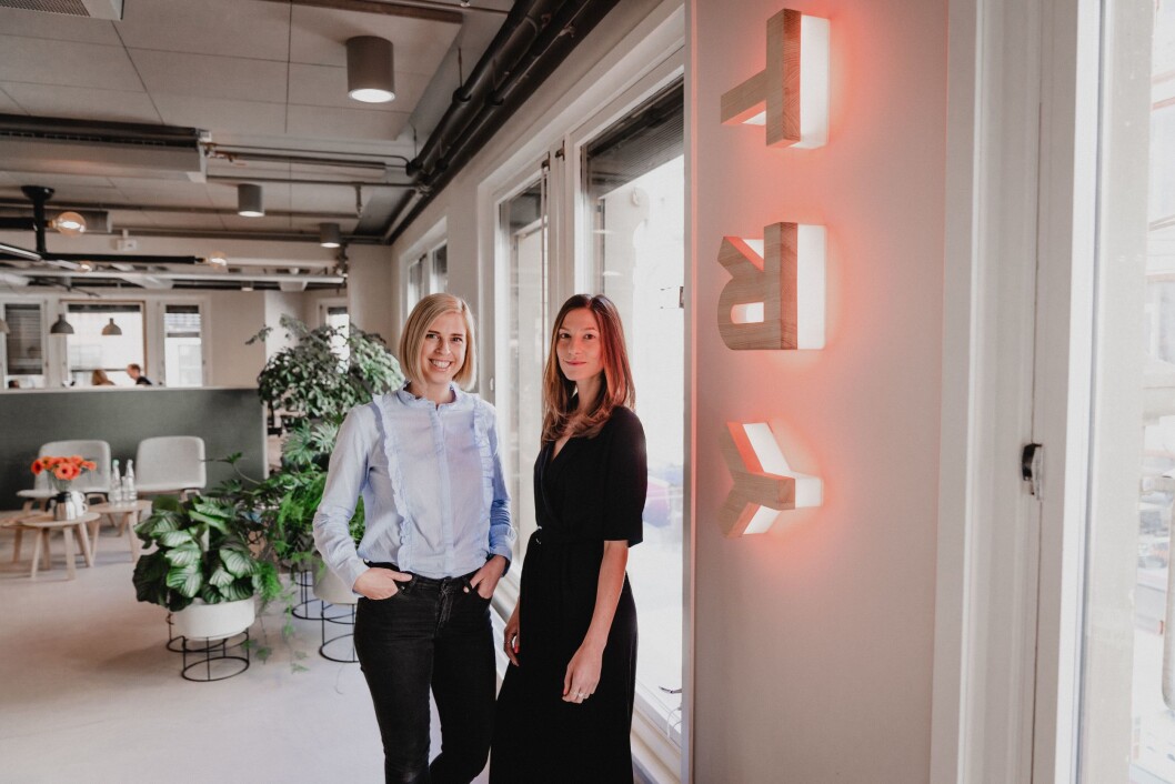 Assisterende daglig leder Kristine Eikenes og prosjektleder Aliaa Noelle Hamza i TRY Råd Assisterende daglig leder Kristine Eikenes og prosjektleder Aliaa Noelle Hamza i TRY Råd