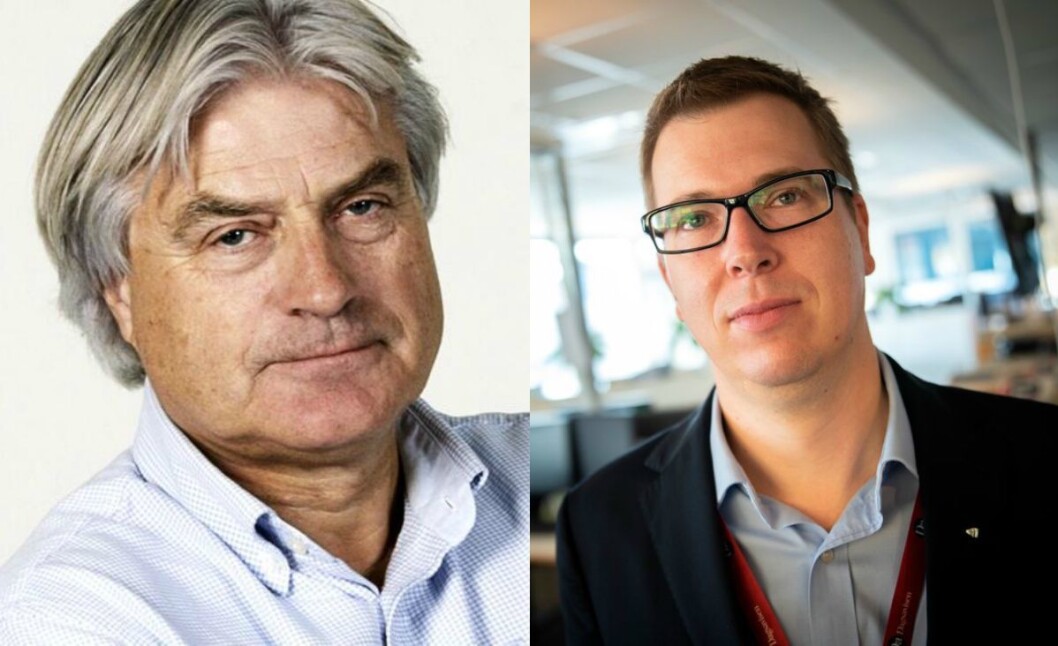 Gunnar Bodahl-Johansen (til venstre) mener Demokraten-redaktør Eirik Hoff Lysholm driver med sensur. Gunnar Bodahl-Johansen (til venstre) mener Demokraten-redaktør Eirik Hoff Lysholm driver med sensur.