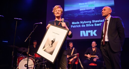 Mads Nyborg Støstad og Patrick da Silva Sæther vant Fortellerprisen for «Jakten på klimaendringene»