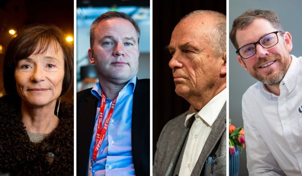 Hege Storhaug i HRS, Helge Lurås i Resett, Hans Rustad i Document.no og Vårt Land-redaktør Bjørn Bore. Hege Storhaug i HRS, Helge Lurås i Resett, Hans Rustad i Document.no og Vårt Land-redaktør Bjørn Bore.