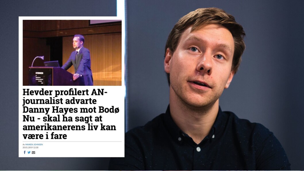 Bodø Nu og redaktør Markus André Jensen har skrevet en rekke saker om den amerikanske forretningsmannen Danny Hayes. Bodø Nu og redaktør Markus André Jensen har skrevet en rekke saker om den amerikanske forretningsmannen Danny Hayes.