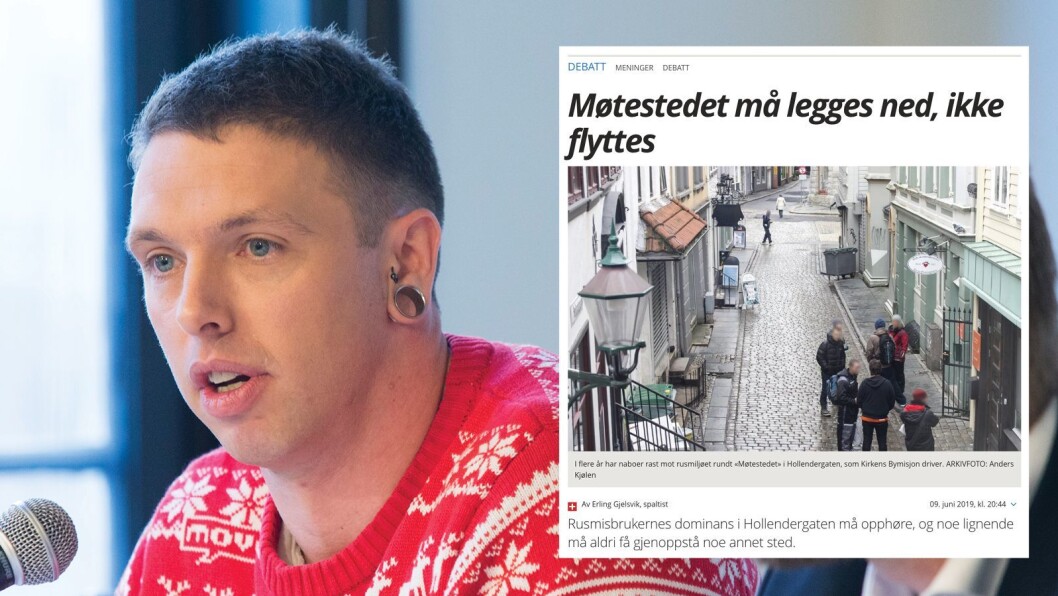 Kenneth Arctander Johansen i RIO, her fra en debatt i 2016. BA-kommentaren er innfelt. Foto: NTB Scanpix Kenneth Arctander Johansen i RIO, her fra en debatt i 2016. BA-kommentaren er innfelt. Foto: NTB Scanpix