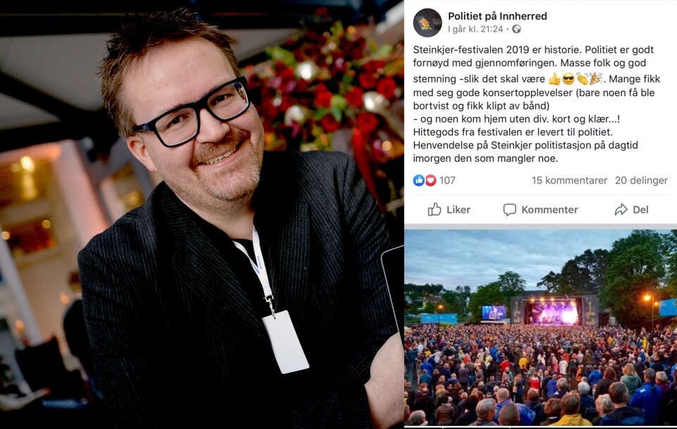 Johan Arnt Nesgård, fotosjef i Trønder-Avisa, ble utsatt for bildetyveri - av politiet på Facebook (innfelt).