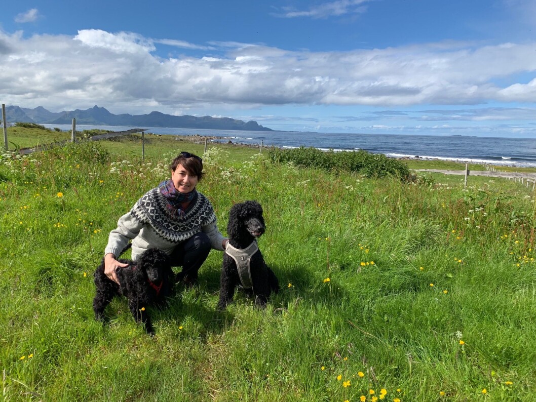 Torunn Pettersen bruker ferien i Vesterålen. Torunn Pettersen bruker ferien i Vesterålen.