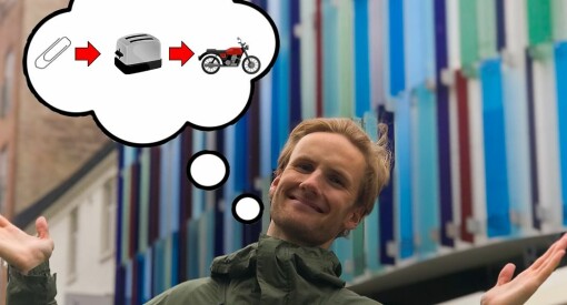 Kan man bytte seg fra binders til bil? NRK P3s Peder Haugfos skal gjøre et forsøk i sommer